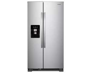 Side-By-Side Refrigerator Stainless 25'