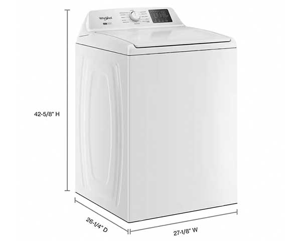 Washer Top Load HE 4.1' White second view
