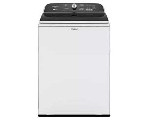 White Top Load Washer With Removable Agitator 4.7'