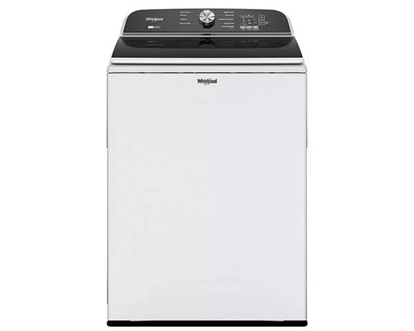 White Top Load Washer With Removable Agitator 4.7'