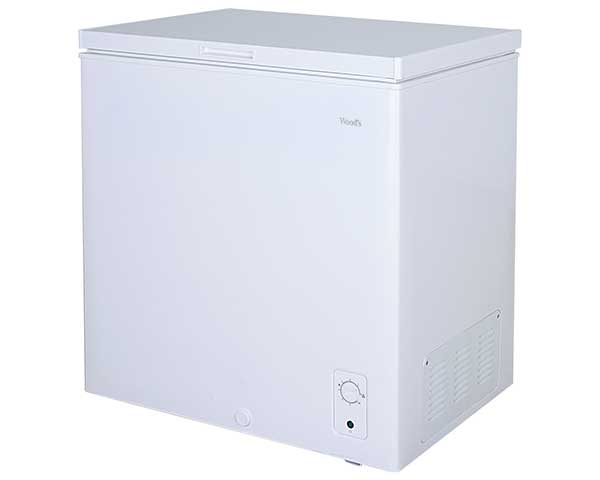 7' White Chest Freezer second view