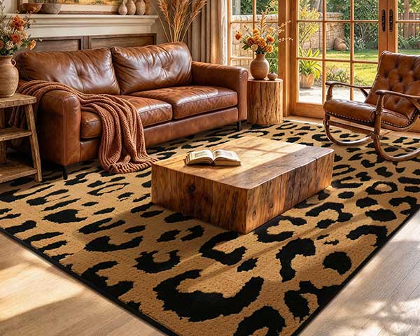 Area Rug 8' X 10' Leopard Area Rug 8' X 10' Leopard